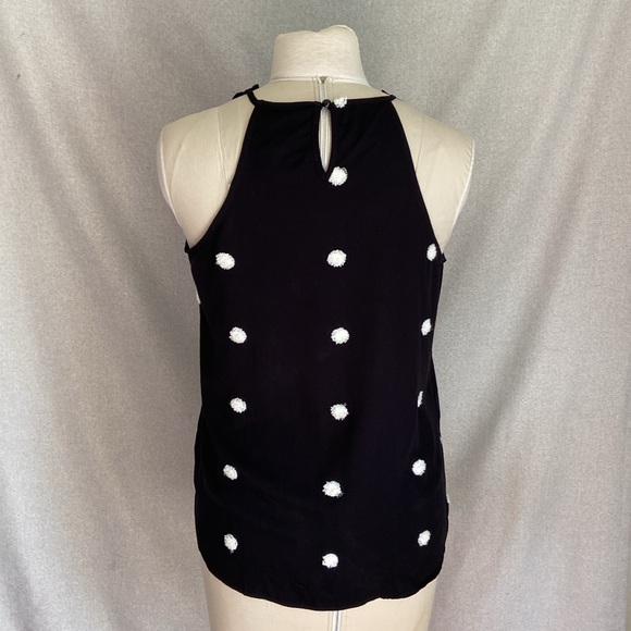 Womens Fashion Tank Tops Halter Neck Sleeveless Polka Dot Size M - Picture 4 of 10